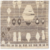 Featuring Zaira Tonnara Hand-Knotted Rug by Jaipur Living at Amethyst Home. Enrich living spaces with the exotic allure of the Zaira Collection - a fusion of modern Moroccan designs and unparalleled craftsmanship. Handknotted in India with 22 knots per square inch, these rugs exude luxury and artistry. The Tonnara rug showcases an intriguing diamond pattern. Amethyst Home provides interior design, new home construction design consulting, vintage area rugs, and lighting in the Park City metro area.