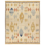 Featuring Zaira Tonnara Hand-Knotted Rug by Jaipur Living at Amethyst Home. Enrich living spaces with the exotic allure of the Zaira Collection - a fusion of modern Moroccan designs and unparalleled craftsmanship. Handknotted in India with 22 knots per square inch, these rugs exude luxury and artistry. The Tonnara rug showcases an intriguing diamond pat. Amethyst Home provides interior design, new home construction design consulting, vintage area rugs, and lighting in the Winter Garden metro area.