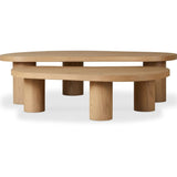 Joji Natural Oak Nesting Coffee Tables  Four Hands