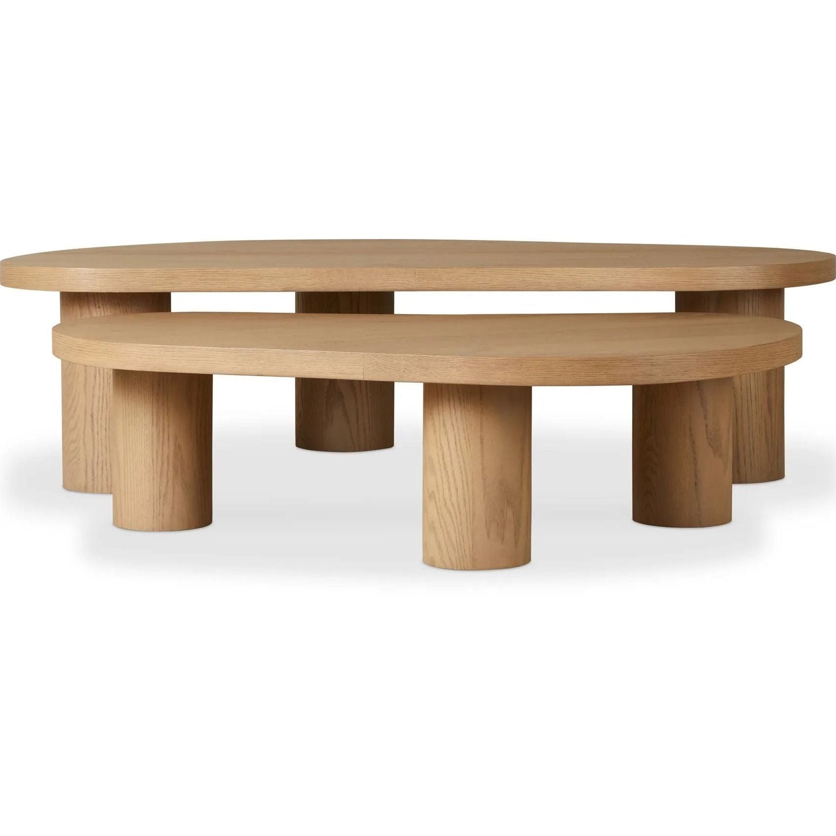 Joji Natural Oak Nesting Coffee Tables  Four Hands