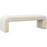 Featuring Kenneth Bench by Dovetail at Amethyst Home. A plush bench to bring texture into your space.
59"w x 17.5"d x 18"h Material : Faux Sheepskin Upholstery and Select Hardwood FrameWeight : 20 lbs. Amethyst Home provides interior design, new home construction design consulting, vintage area rugs, and lighting in the Winter Garden metro area.