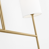 Featuring Key Medium Linear Chandelier Burnished Brass by Visual Comfort at Amethyst Home. This stunning chandelier will add a touch of opulence to any room with its sleek, linear design and luxurious burnished brass finish. Elevate your space with this sophisticated and exclusive piece, reminiscent of a work of art. Experience the elegance and grandeur of this key piece in your h. Amethyst Home provides interior design, new construction, custom furniture, and area rugs in the Nashville metro area