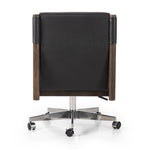 Featuring Levi Bosa Black Desk Chair by Four Hands at Amethyst Home. An Amethyst fave -- the Levi Black Leather Desk Chair is modern yet inviting.  Gorgeous black leather with a sleek side profile, this desk chair will elevate your office.
Overall Dimensions: 22.00"w x 27.00"d x 34.00"hWeight : 41.89 lbsMaterials : Top Grain Leather, Aluminum, Solid Ash. Amethyst Home provides interior design, new construction, custom furniture, and area rugs in the Tampa metro area