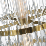 Featuring Killarney 19" Layered Entry Chandelier Natural Brass by Visual Comfort at Amethyst Home. Killarney 19" Layered Entry Chandelier in Natural Brass with Clear Crystal
Overall Dimensions: 19" L x 19" W x 104.75" HWeight : 90 lbs.. Amethyst Home provides interior design, new construction, custom furniture, and area rugs in the Alpharetta metro area