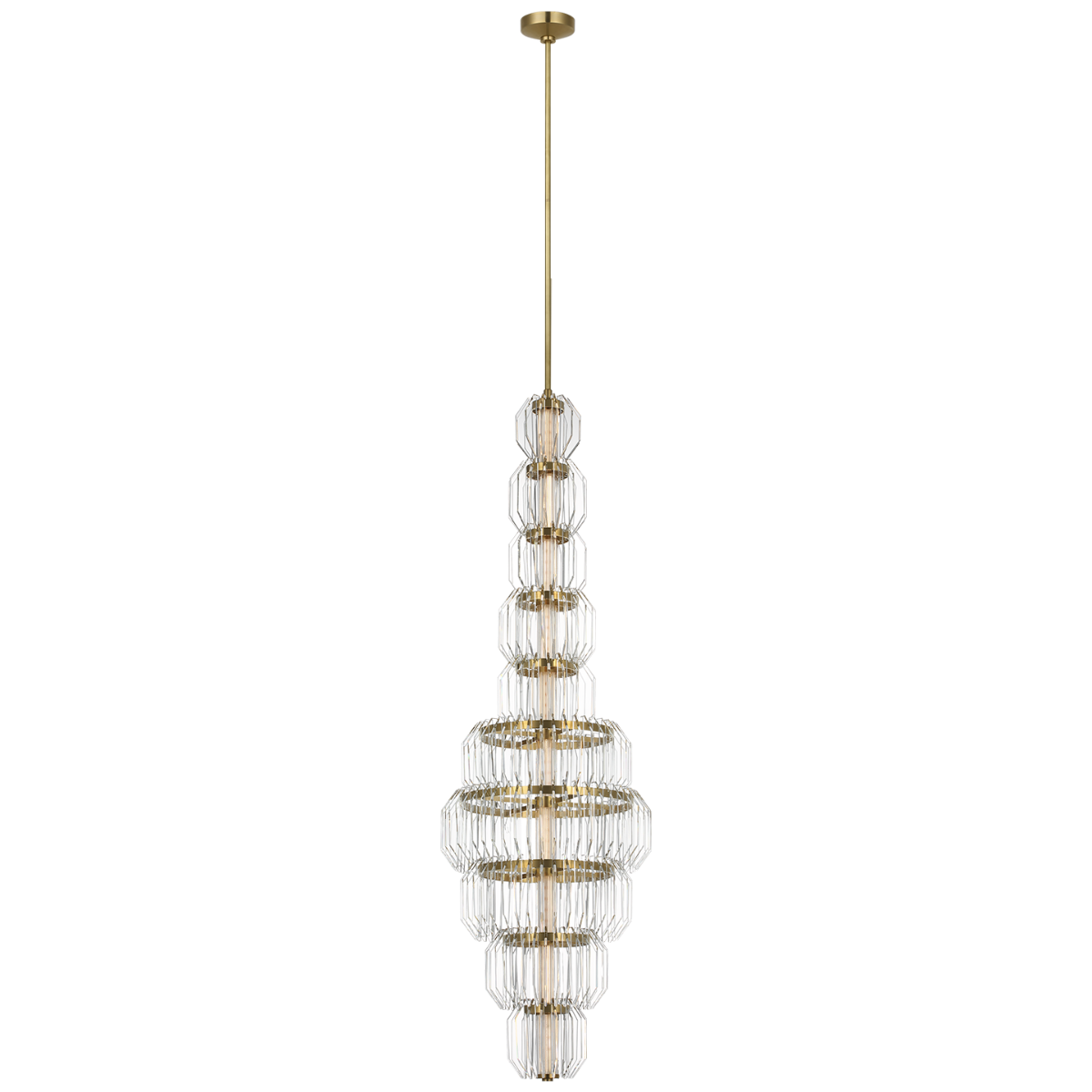 Featuring Killarney 19" Layered Entry Chandelier Natural Brass by Visual Comfort at Amethyst Home. Killarney 19" Layered Entry Chandelier in Natural Brass with Clear Crystal
Overall Dimensions: 19" L x 19" W x 104.75" HWeight : 90 lbs.. Amethyst Home provides interior design, new construction, custom furniture, and area rugs in the Scottsdale metro area