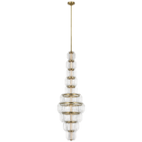 Featuring Killarney 19" Layered Entry Chandelier Natural Brass by Visual Comfort at Amethyst Home. Killarney 19" Layered Entry Chandelier in Natural Brass with Clear Crystal
Overall Dimensions: 19" L x 19" W x 104.75" HWeight : 90 lbs.. Amethyst Home provides interior design, new construction, custom furniture, and area rugs in the Scottsdale metro area
