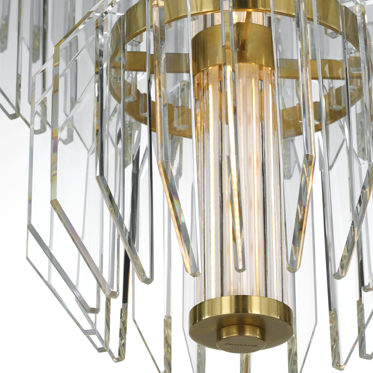 Featuring Killarney 32" Layered Chandelier Natural Brass by Visual Comfort at Amethyst Home. Killarney 32" Layered Chandelier in Natural Brass with Clear Crystal
Overall Dimensions: 32" L x 32" W x 86.75" HWeight: 119 lbs.. Amethyst Home provides interior design, new construction, custom furniture, and area rugs in the Boston metro area