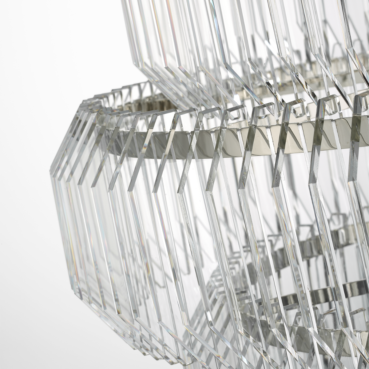 Featuring Killarney 32" Layered Chandelier Polished Nickel by Visual Comfort at Amethyst Home. Killarney 32" Layered Chandelier in Natural Brass with Clear Crystal
Overall Dimensions: 32" L x 32" W x 86.75" HWeight: 119 lbs.. Amethyst Home provides interior design, new construction, custom furniture, and area rugs in the Los Angeles metro area