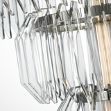 Featuring Killarney 32" Layered Chandelier Polished Nickel by Visual Comfort at Amethyst Home. Killarney 32" Layered Chandelier in Natural Brass with Clear Crystal
Overall Dimensions: 32" L x 32" W x 86.75" HWeight: 119 lbs.. Amethyst Home provides interior design, new construction, custom furniture, and area rugs in the San Diego metro area