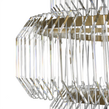 Featuring Killarney 32" Layered Drum Chandelier Natural Brass by Visual Comfort at Amethyst Home. Killarney 32" Layered Drum Chandelier in Natural Brass with Clear Crystal
Overall Dimensions: 32" L x 32" W x 62.5" HWeight: 86 lbs.. Amethyst Home provides interior design, new construction, custom furniture, and area rugs in the San Diego metro area