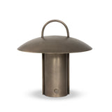 Kivo Cordless Table Lamp - Antique Nickel | shipping 10/15/2026