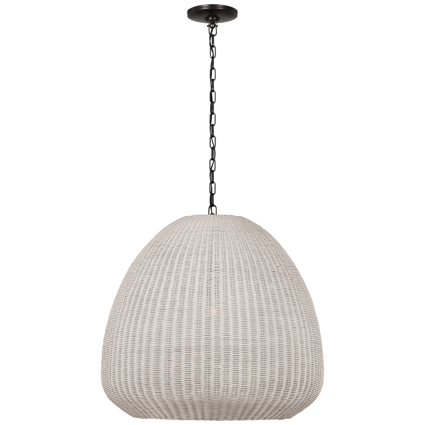 Featuring Kokomo 30" Domed Pendant Bronze by Visual Comfort at Amethyst Home. Indulge in the refined elegance of our Kokomo 30" Domed Pendant in Bronze. This pendant boasts a luxurious design, handcrafted with precision to elevate any space. Add a touch of sophistication and opulence to your home with our exclusive pendant.
Overall Dimensions: 30" L x 30" W x 28.75" HWeight: 15 lb. Amethyst Home provides interior design, new construction, custom furniture, and area rugs in the Charlotte metro area