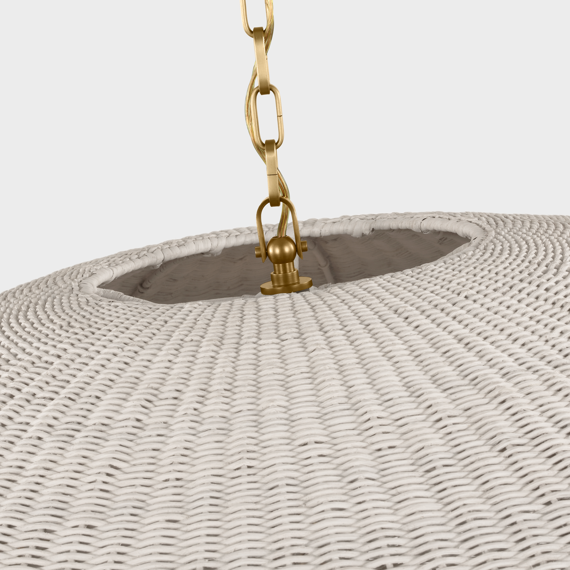 Featuring Kokomo 44" Wide Pendant Antique-Burnished Brass by Visual Comfort at Amethyst Home. Our Kokomo pendant, crafted in antique-burnished brass, adds a touch of sophistication to any space. Suspended from a 44" wide frame, the pendant exudes elegance and exclusivity. Elevate your decor with this statement piece, reminiscent of the golden age of luxury and art.
Overall Dimensions. Amethyst Home provides interior design, new construction, custom furniture, and area rugs in the Dallas metro area