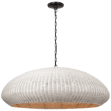 Featuring Kokomo 44" Wide Pendant Bronze by Visual Comfort at Amethyst Home. Elevate your space with the Kokomo 44" Wide Pendant in Bronze. This sophisticated pendant exudes luxury with its intricate design and bronze finish. Enhance your decor with this tasteful and exclusive piece, perfect for adding a touch of elegance to any room.
Overall Dimensions:44" L x 44" W x 16.75" H W. Amethyst Home provides interior design, new construction, custom furniture, and area rugs in the Alpharetta metro area