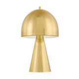 Hopkinton Rechargeable Table Lamp - Aged Brass