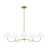 Featuring Laguna Grand Chandelier Burnished Brass by Visual Comfort at Amethyst Home. The sinuous forms of Jean Royere inspire the Laguna series, showcases a tight woven design that transitions to the shade
Overall Dimensions: 51.5" L x 51.5" W x 79" H. Amethyst Home provides interior design, new construction, custom furniture, and area rugs in the Laguna Beach metro area