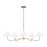 Featuring Laguna Grand Chandelier Burnished Brass by Visual Comfort at Amethyst Home. The sinuous forms of Jean Royere inspire the Laguna series, showcases a tight woven design that transitions to the shade
Overall Dimensions: 51.5" L x 51.5" W x 79" H. Amethyst Home provides interior design, new construction, custom furniture, and area rugs in the Washington metro area