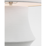 Featuring Lakmos Small Table Lamp Plaster White by Visual Comfort at Amethyst Home. The Lakmos by AERIN is an elegant play on modernist sculpture. The series features a sconce, pendant, table and floor lamps with curved designs that are both whimsical and sophisticated. Ideal illumination for almost any room in the home.
Overall Dimensions: 13" L x 13" W x 19.5" HWeight : 5 lbs.. Amethyst Home provides interior design, new construction, custom furniture, and area rugs in the Kansas City metro area