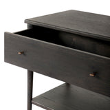 Lizzy Nightstand - Smoked Black Oak - Smoked Black Oak Veneer