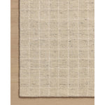 Featuring Amber Lewis x Loloi Cedar Antique Ivory Rug by Loloi at Amethyst Home. The Cedar Collection by Amber Lewis x Loloi is a hand-loomed area rug with a clean gridded design in contrasting ivory. The rugs blended wool and cotton pile is substantial and soft, with flecked tones that add depth to the neutral palette. This collection is hand-loomed of woo. Amethyst Home provides interior design, new home construction design consulting, vintage area rugs, and lighting in the Park City metro area.