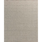 Featuring Amber Lewis x Loloi Cedar Grey / Ivory Rug by Loloi at Amethyst Home. The Cedar Collection by Amber Lewis x Loloi is a hand-loomed area rug with a clean gridded design in contrasting ivory. The rugs blended wool and cotton pile is substantial and soft, with flecked tones that add depth to the neutral palette. This collection is hand-loomed of w. Amethyst Home provides interior design, new home construction design consulting, vintage area rugs, and lighting in the Laguna Beach metro area.