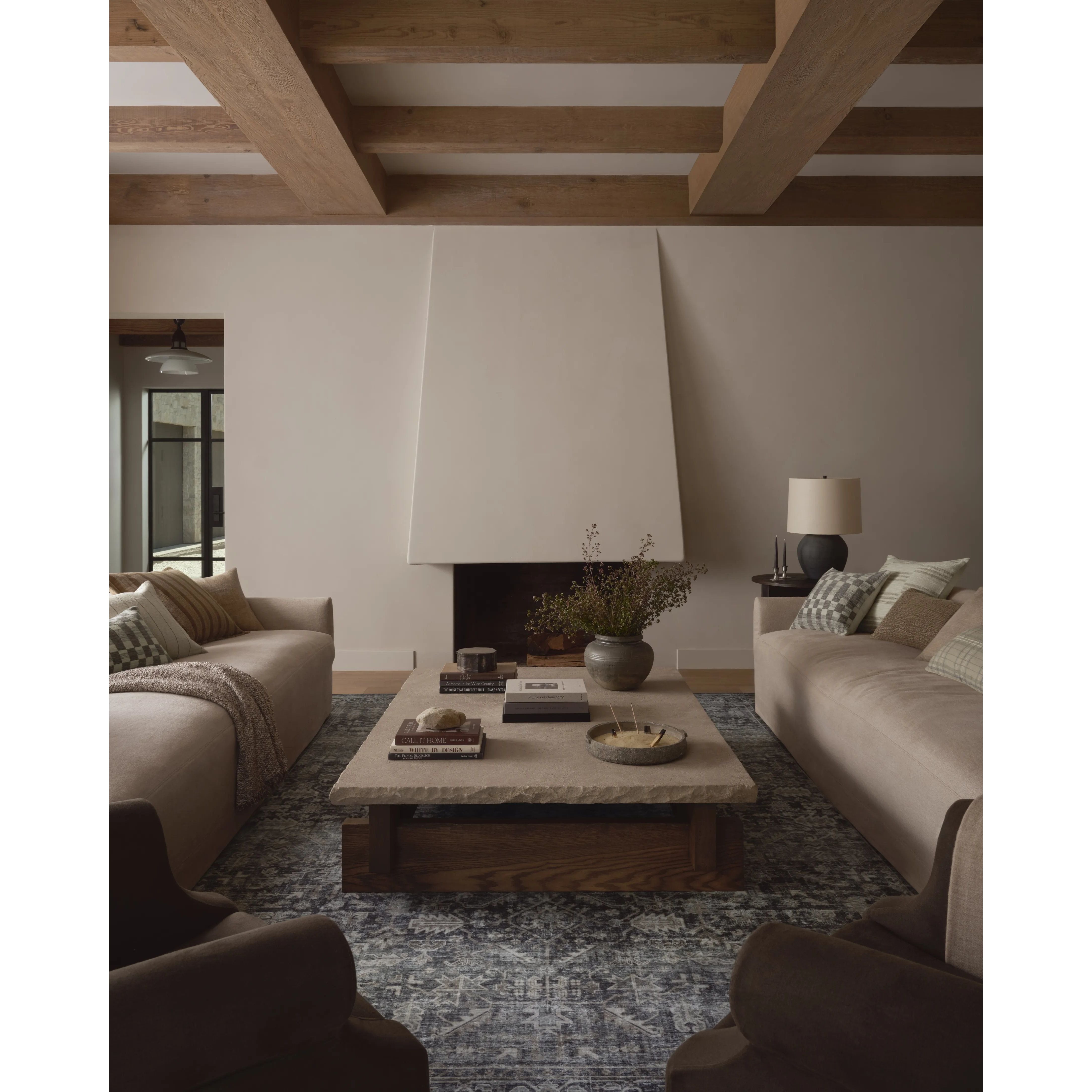 【激レア】 ANYONE OG Checkerboard 難アリバージョン2 Amber Lewis x Loloi Josie Ocean / Natural Rug | Amethyst Home