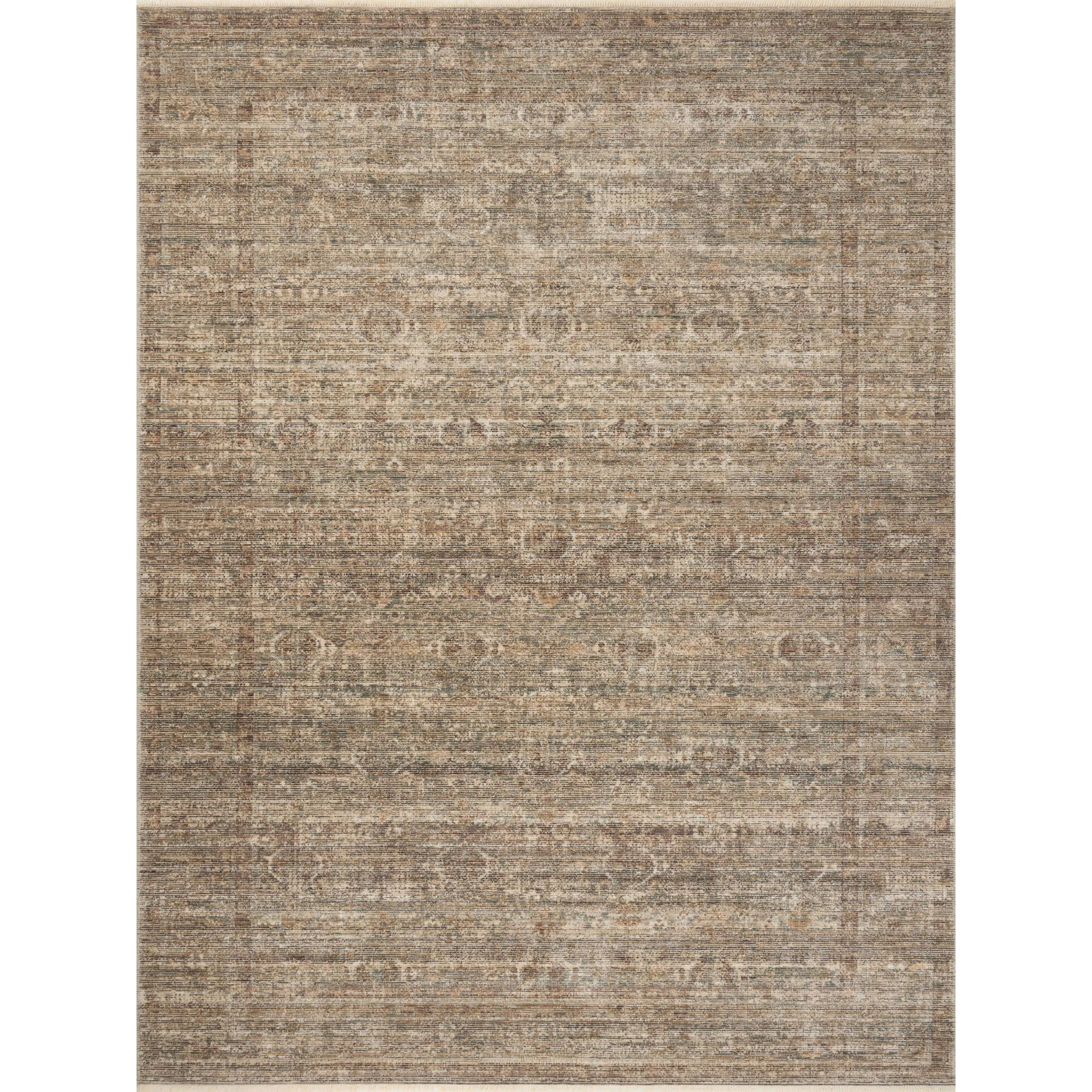 The Molly Collection by Amber Lewis x Loloi is made with a unique fabrication that creates an almost identical replica of a vintage, hand-knotted rug with a low, textured pile and nuanced tones. Molly is power-loomed of polypropylene, polyester, and wool in Egypt, a durable, easy-to-clean area rug for living rooms, bedrooms, and more. Amethyst Home provides interior design, new home construction design consulting, vintage area rugs, and lighting in the Washington metro area.