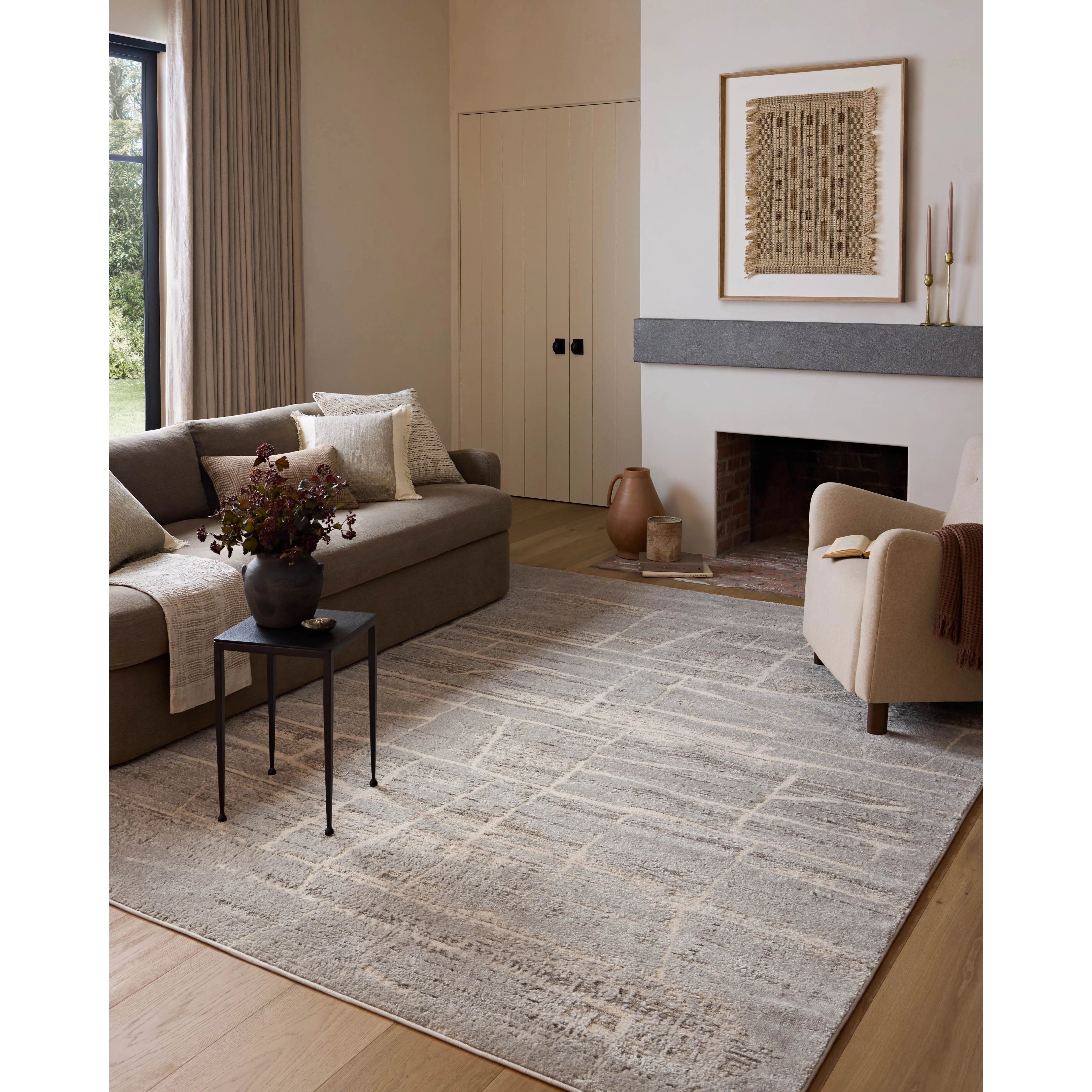 Amber Lewis x Loloi Monty Natural / Mist Rug | Amethyst Home