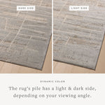 Featuring Amber Lewis x Loloi Monty Natural / Mist Rug by Loloi at Amethyst Home. The Monty Collection by Amber Lewis x Loloi is a modern interpretation of richly piled Moroccan rugs in a refreshingly neutral color palette. The rugs abstract designs create a high-low texture in the pile for feet to sink into. This collection is power-loomed of easy-to-clean p. Amethyst Home provides interior design, new home construction design consulting, vintage area rugs, and lighting in the Houston metro area.