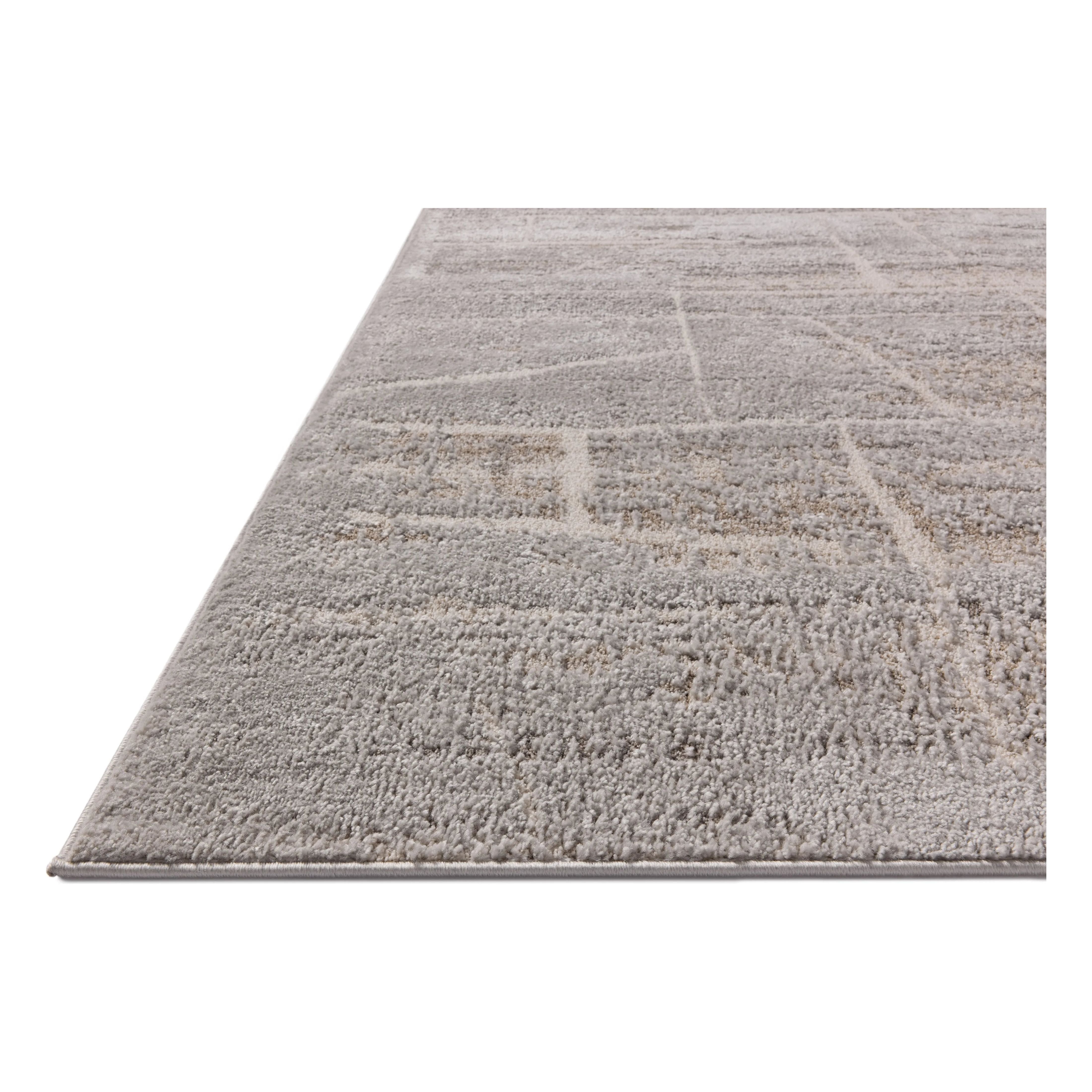 Featuring Amber Lewis x Loloi Monty Natural / Mist Rug by Loloi at Amethyst Home. The Monty Collection by Amber Lewis x Loloi is a modern interpretation of richly piled Moroccan rugs in a refreshingly neutral color palette. The rugs abstract designs create a high-low texture in the pile for feet to sink into. This collection is power-loomed of easy-to-clean pol. Amethyst Home provides interior design, new home construction design consulting, vintage area rugs, and lighting in the Omaha metro area.