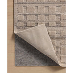 Featuring Amber Lewis x Loloi Monty Pebble / Beige Rug by Loloi at Amethyst Home. The Monty Collection by Amber Lewis x Loloi is a modern interpretation of richly piled Moroccan rugs in a refreshingly neutral color palette. The rugs abstract designs create a high-low texture in the pile for feet to sink into. This collection is power-loomed of easy-to-clean po. Amethyst Home provides interior design, new home construction design consulting, vintage area rugs, and lighting in the Boston metro area.