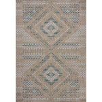 Featuring Amber Lewis x Loloi Topanga Natural / Aqua Rug by Loloi at Amethyst Home. Inspired by the scenic mountain town in California, the Topanga Collection is an indoor/outdoor rug made of durable polypropylene that resembles natural fibers but is much more ready for sun, rain, and high-traffic use. The rug's modern construction also makes it easy to clea. Amethyst Home provides interior design, new home construction design consulting, vintage area rugs, and lighting in the Monterey metro area.
