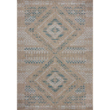Featuring Amber Lewis x Loloi Topanga Natural / Aqua Rug by Loloi at Amethyst Home. Inspired by the scenic mountain town in California, the Topanga Collection is an indoor/outdoor rug made of durable polypropylene that resembles natural fibers but is much more ready for sun, rain, and high-traffic use. The rug's modern construction also makes it easy to clea. Amethyst Home provides interior design, new home construction design consulting, vintage area rugs, and lighting in the Monterey metro area.