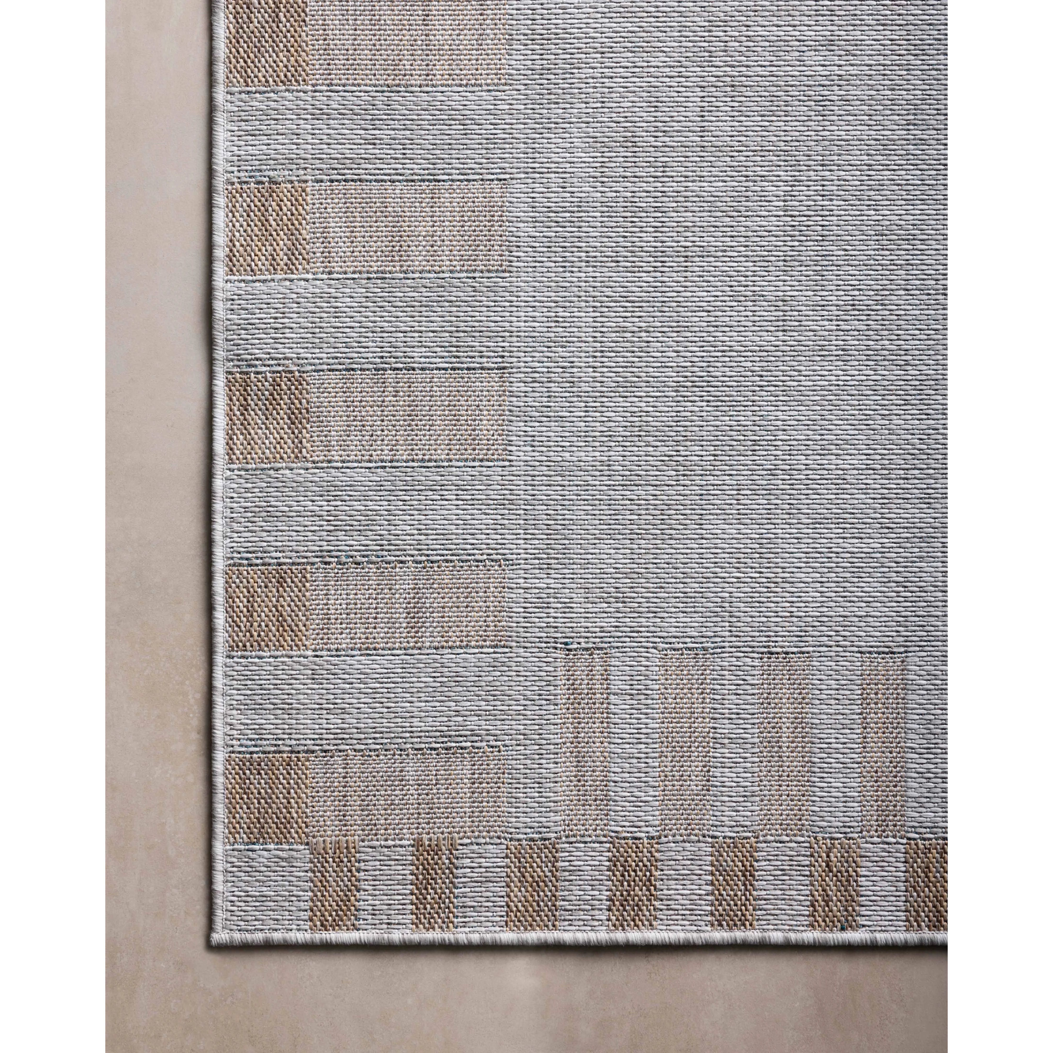 Featuring Amber Lewis x Loloi Topanga Silver / Natural Rug by Loloi at Amethyst Home. Inspired by the scenic mountain town in California, the Topanga Collection is an indoor/outdoor rug made of durable polypropylene that resembles natural fibers but is much more ready for sun, rain, and high-traffic use. The rug's modern construction also makes it easy to c. Amethyst Home provides interior design, new home construction design consulting, vintage area rugs, and lighting in the Park City metro area.