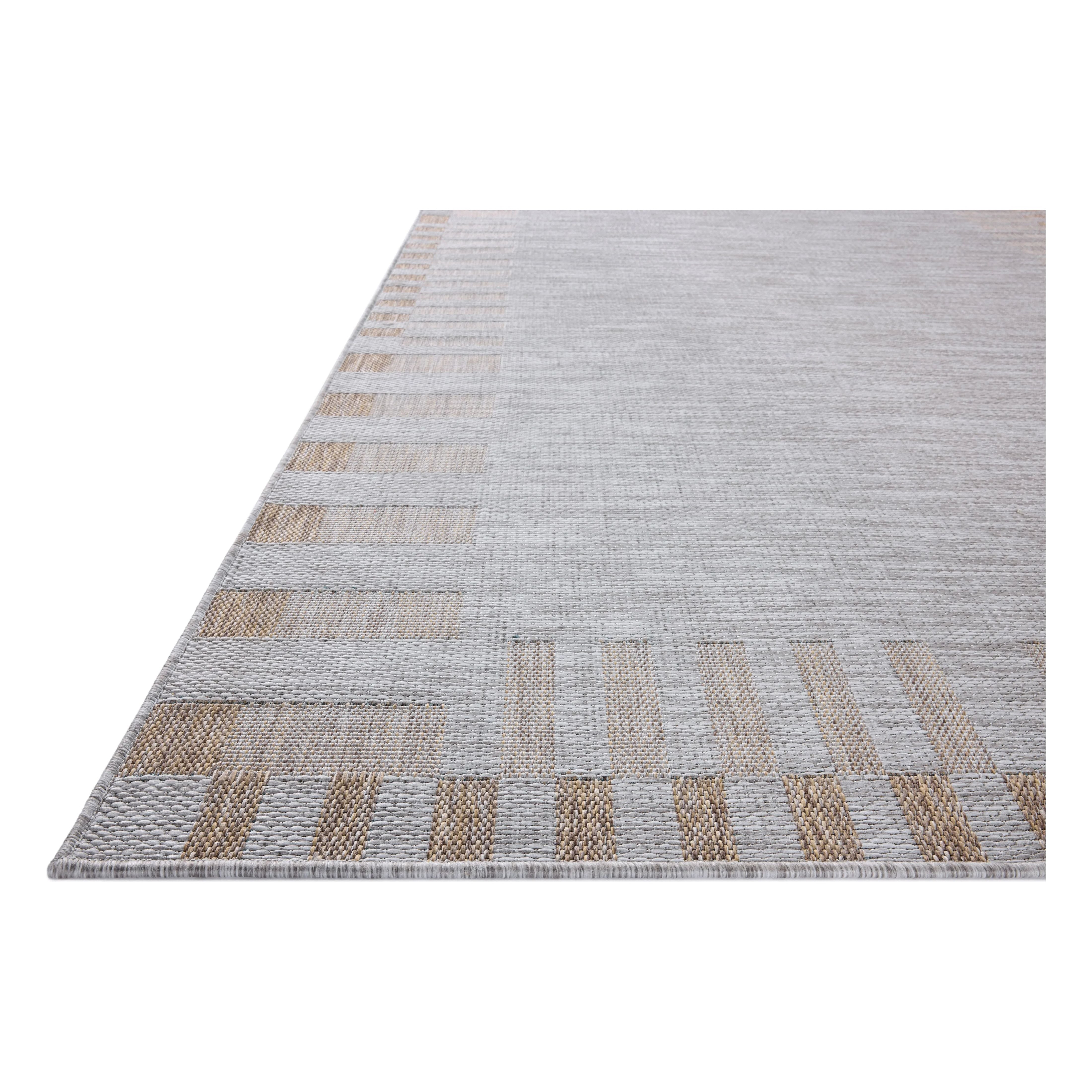 Featuring Amber Lewis x Loloi Topanga Silver / Natural Rug by Loloi at Amethyst Home. Inspired by the scenic mountain town in California, the Topanga Collection is an indoor/outdoor rug made of durable polypropylene that resembles natural fibers but is much more ready for sun, rain, and high-traffic use. The rug's modern construction also makes it easy . Amethyst Home provides interior design, new home construction design consulting, vintage area rugs, and lighting in the Winter Garden metro area.