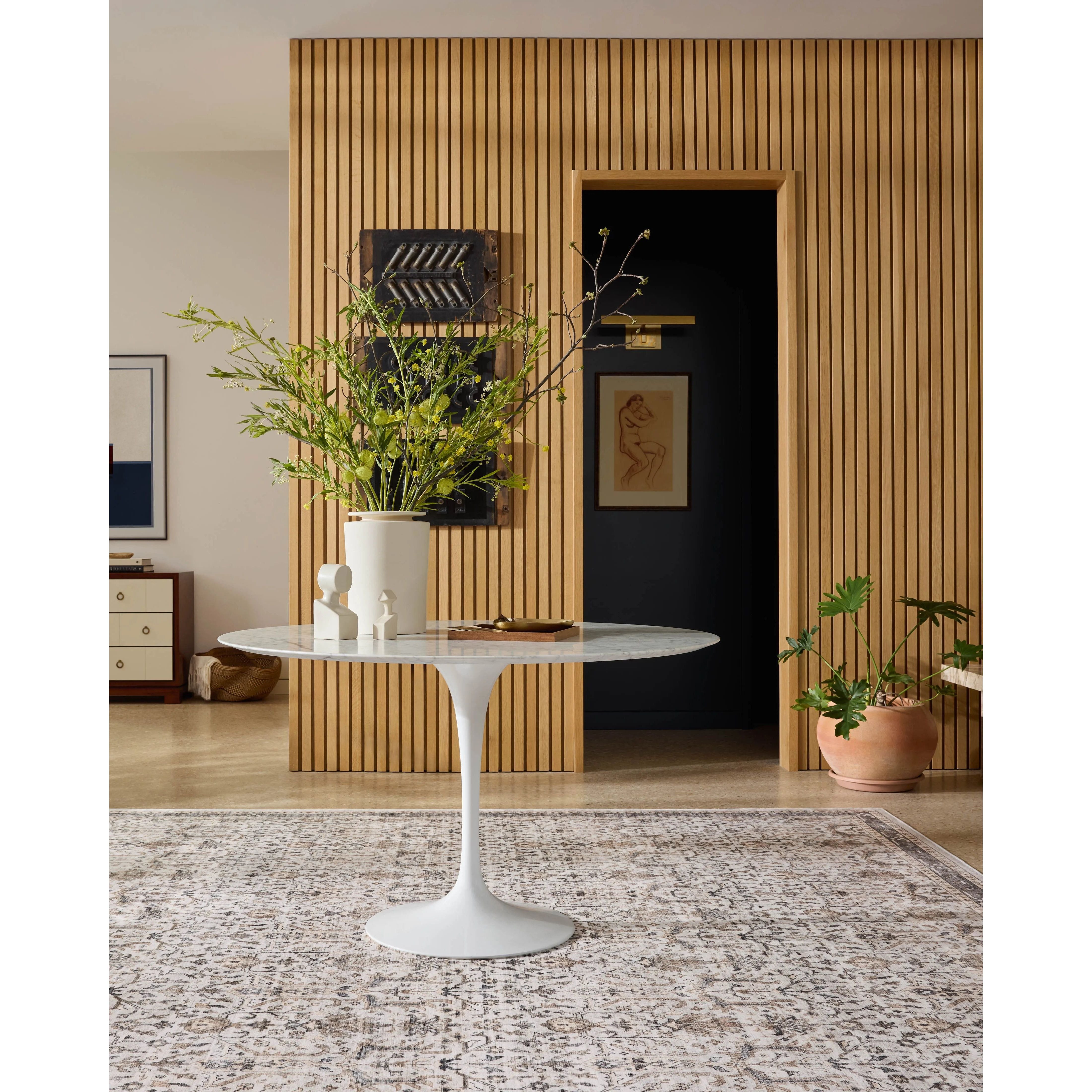 Featuring Anniston Machine Washable Ivory / Stone Rug by Loloi at Amethyst Home. The Anniston Collection is a washable rug with traditional motifs in beautifully saturated and distressed tones. This durable area rug is power-loomed of polyester in China and designed for the busiest rooms of the home—living rooms, bedrooms, kitchens, hallways, and more. It c. Amethyst Home provides interior design, new home construction design consulting, vintage area rugs, and lighting in the Nashville metro area.