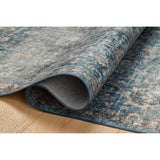 Featuring Anniston Machine Washable Lagoon / Natural Rug by Loloi at Amethyst Home. The Anniston Collection is a washable rug with traditional motifs in beautifully saturated and distressed tones. This durable area rug is power-loomed of polyester in China and designed for the busiest rooms of the home—living rooms, bedrooms, kitchens, hallways, and more. Amethyst Home provides interior design, new home construction design consulting, vintage area rugs, and lighting in the Laguna Beach metro area.