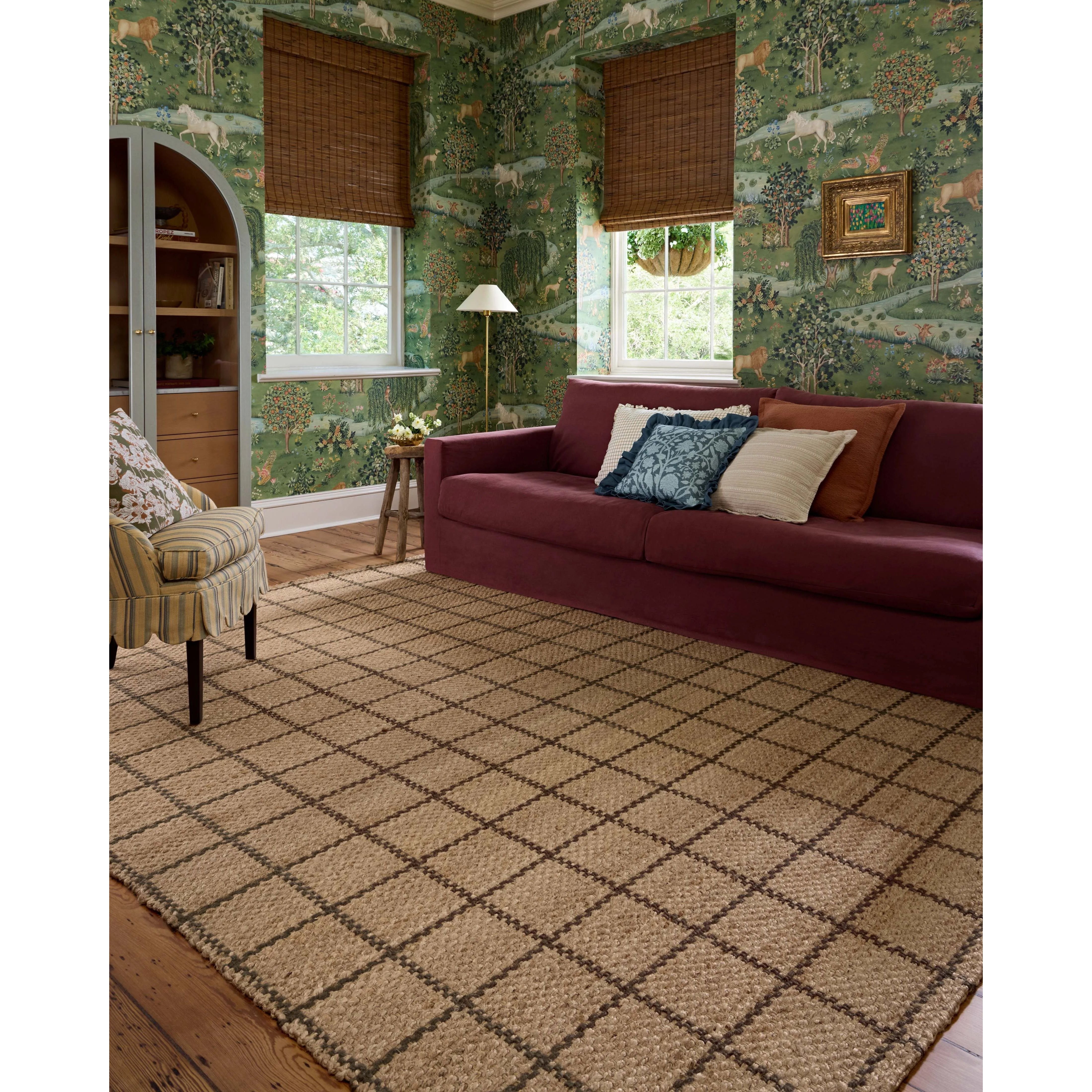 Chris Loves Julia × Loloi Fletcher Natural / Brown Rug | Amethyst Home