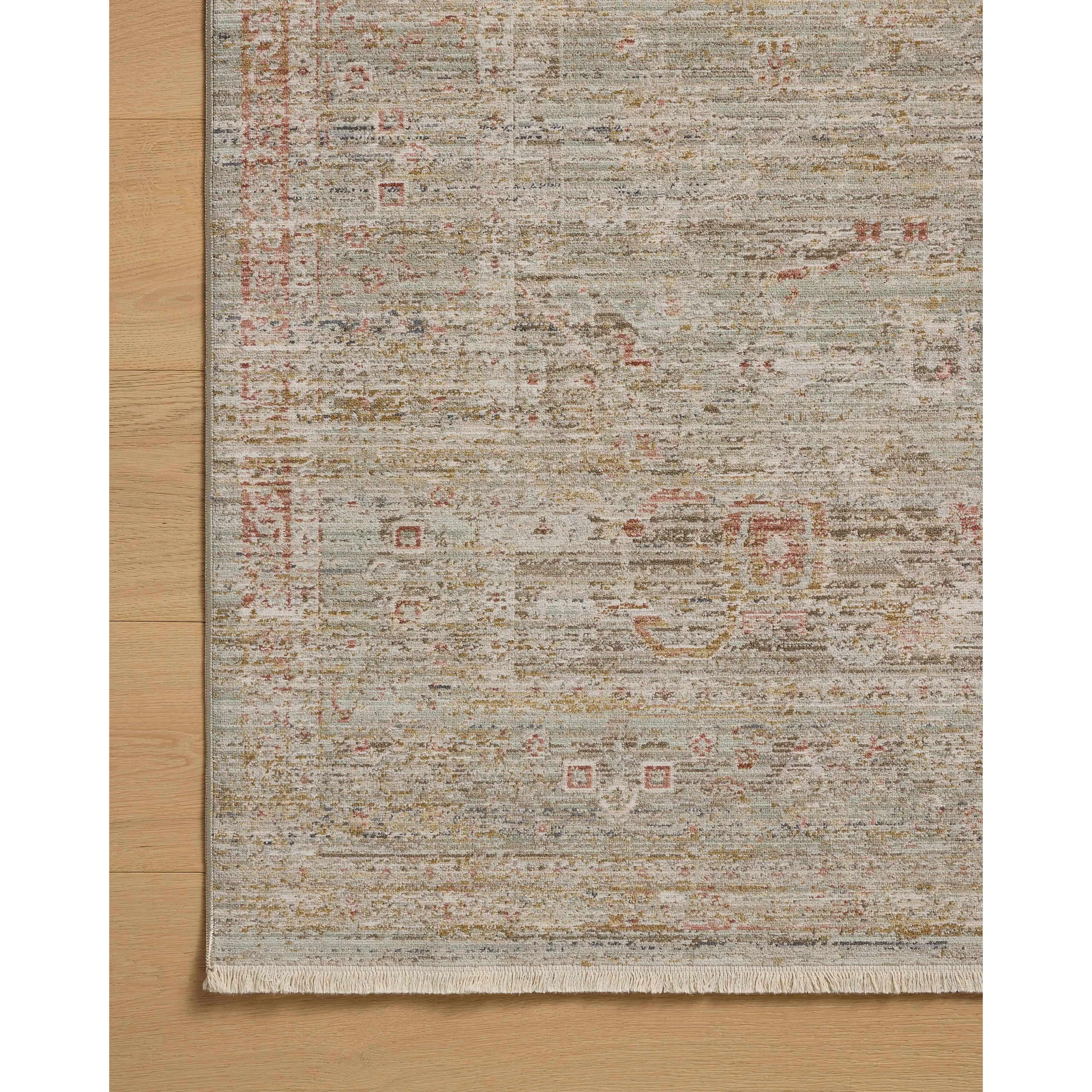 Featuring Chris Loves Julia × Loloi Ida Spa / Sunrise Rug by Loloi at Amethyst Home. The Ida Collection from Chris Loves Julia x Loloi is a vintage-inspired area rug with a soft, subtly textured pile similar to hand-knotted rugs. The rugs gentle distressing creates a timeless look, while its durability and earthy colorways make it a great choice for the busiest. Amethyst Home provides interior design, new home construction design consulting, vintage area rugs, and lighting in the Omaha metro area.