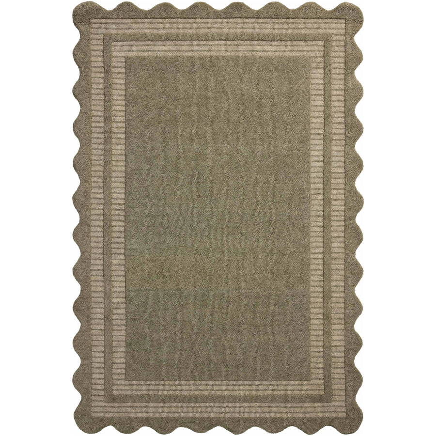 Chris Loves Julia × Loloi Scottie Olive / Pebble Rug