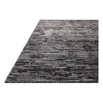 Featuring Jean Stoffer x Loloi Daniel Charcoal Rug by Loloi at Amethyst Home. Area rugs in the Daniel Charcoal Rug have a graphic design in a range of tonal palettes with a soft, gently ribbed texture. The hand-loomed pile is a blend of bamboo and wool with a slight sheen that captures the light and changes the rug’s sense of depth throughout the day. The D. Amethyst Home provides interior design, new home construction design consulting, vintage area rugs, and lighting in the Nashville metro area.