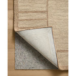 Featuring Jeremiah Brent x Loloi Barrow Beige / Taupe Rug by Loloi at Amethyst Home. The Barrow Collection by Jeremiah Brent x Loloi is a hand-tufted area rug with a bold linear design inspired by modern art and classical architecture. The rugs pile is a blend of wool and jute for a stable, substantial feel that can ground living rooms, dining rooms, be. Amethyst Home provides interior design, new home construction design consulting, vintage area rugs, and lighting in the Winter Garden metro area.