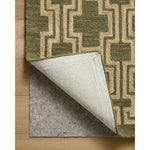 Featuring Jeremiah Brent x Loloi Barrow Moss / Beige Rug by Loloi at Amethyst Home. The Barrow Collection by Jeremiah Brent x Loloi is a hand-tufted area rug with a bold linear design inspired by modern art and classical architecture. The rugs pile is a blend of wool and jute for a stable, substantial feel that can ground living rooms, dining rooms, bedrooms, . Amethyst Home provides interior design, new home construction design consulting, vintage area rugs, and lighting in the Boston metro area.