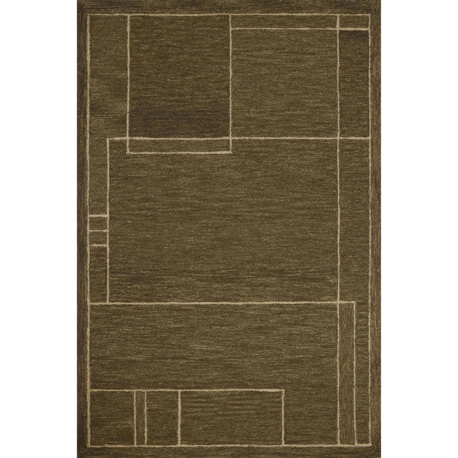Jeremiah Brent x Loloi Barrow Olive / Natural Rug