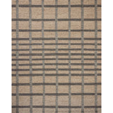 Featuring Jeremiah Brent x Loloi Perry Brown / Charcoal Rug by Loloi at Amethyst Home. The Perry Collection by Jeremiah Brent x Loloi is a singular area rug made with a special soumak weave construction, a labor-intensive process that creates beautiful details and a sturdy, thick weave. Perry combines a traditional craft with a modern linear pattern in ri. Amethyst Home provides interior design, new home construction design consulting, vintage area rugs, and lighting in the Kansas City metro area.