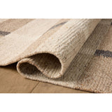 Featuring Jeremiah Brent x Loloi Perry Natural / Grey Rug by Loloi at Amethyst Home. The Perry Collection by Jeremiah Brent x Loloi is a singular area rug made with a special soumak weave construction, a labor-intensive process that creates beautiful details and a sturdy, thick weave. Perry combines a traditional craft with a modern linear pattern in rich y. Amethyst Home provides interior design, new home construction design consulting, vintage area rugs, and lighting in the Park City metro area.