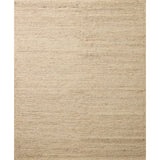 The Lennox Collection by Leanne Ford x Loloi is a statement area rug made with natural undyed wool that reveals subtle color differentiation in creamy neutral tones. The rug is hand-woven with a labor-intensive soumak weave, alternating rows of thick and thin looped yarns for an organic, inviting texture. Amethyst Home provides interior design, new home construction design consulting, vintage area rugs, and lighting in the Miami metro area.