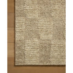 The Sowerby Collection is a wonderfully textural area rug by Leanne Ford x Loloi with a unique construction: alternating high-cut wool and jute pile on a nubby flatweave base to create an organic checkerboard pattern. Available in creamy neutrals and rich, earthy tones, Sowerby is a sophisticated neutral rug for living rooms, bedrooms, and more. Amethyst Home provides interior design, new home construction design consulting, vintage area rugs, and lighting in the Tampa metro area.