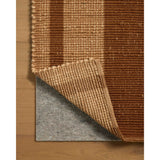 The Weatherstaff Collection is a vertically striped jute area rug with an organic look and feel, designed by Leanne Ford x Loloi. The earth-toned area rug features flatwoven jute that creates a ribbed texture horizontally, with stripes that are vertical—a playful combination. Amethyst Home provides interior design, new home construction design consulting, vintage area rugs, and lighting in the Salt Lake City metro area.