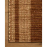The Weatherstaff Collection is a vertically striped jute area rug with an organic look and feel, designed by Leanne Ford x Loloi. The earth-toned area rug features flatwoven jute that creates a ribbed texture horizontally, with stripes that are vertical—a playful combination. Amethyst Home provides interior design, new home construction design consulting, vintage area rugs, and lighting in the Tampa metro area.